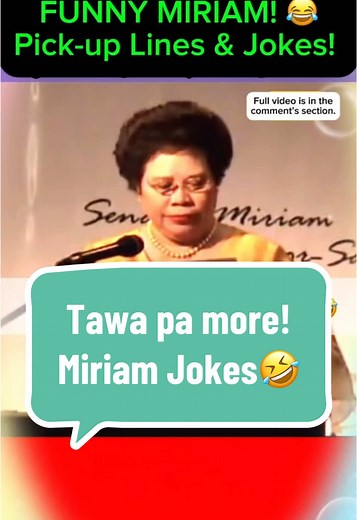 Tawa Pa More! Funny Miriam Jokes and Pick-Up Lines