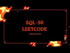 SQL Interview Questions (Leetcode Sql 50) | Challenge Day 2