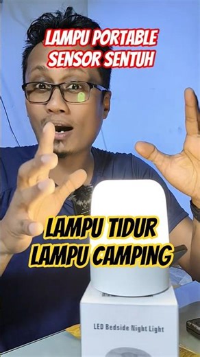 portable touch sensor lamp #lamp #portablelamp #bedlight #emergencylamp