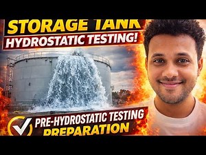 Storage Tank Hydro Test Ka Complete Process | Pre-Hydro Preparation | Step by Step