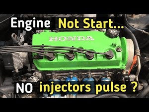 Honda Civic - No Start, No Injector Pulse | How To Fix a Car That Cranks But Doesn't Start
