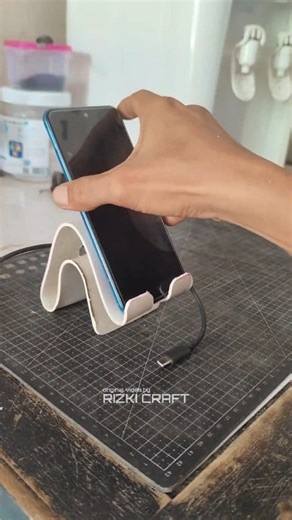 1.2M views · 11K reactions | Smart idea to make a cellphone stand from used PVC pipes #tutorial #idea #creativ | Rizki Craft | Facebook