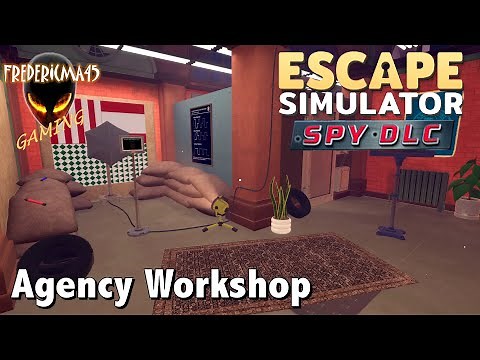 Escape Simulator AGENCY WORKSHOP Spy DLC Walkthrough