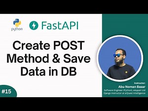 15. Create POST Method & Save Data in Database