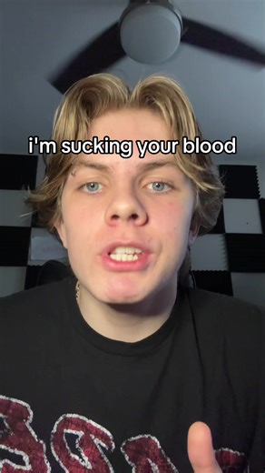 Calvin James (@calvin.james41)’s video of man turns into a vampire