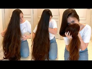 RealRapunzels | Neha's Long Hair Smelling and Covering (preview)