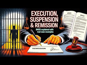 Execution, Suspension, Remission & Commutation Of Sentence BNSS | Procedure Regarding Execution BNSS