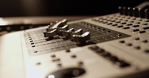 Modern mixing desk with levers