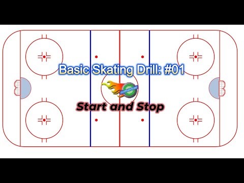 Basic Skating Drill 01: Start and Stop