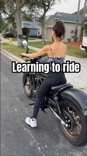 How to ride a motorcycle