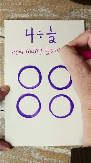 Dividing a whole number by a fraction