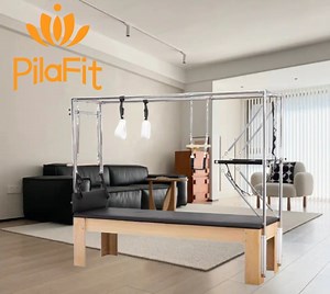 [Hot Item] Pilates Training Bed Yoga Fitness Equipment Cadillac Home Gym Maple Wood Pilates Cadillac Reformer