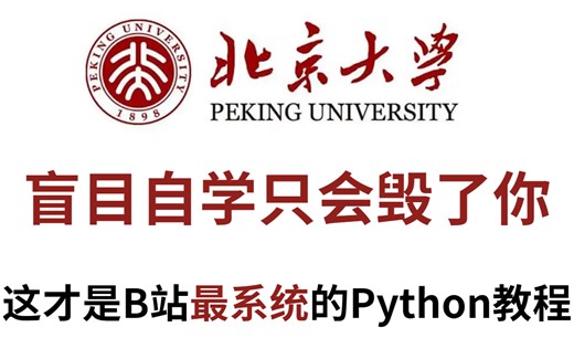 【B站最系统的Python教程】整整600集，全程干货无废话，学完变大佬！看完学不会，我退出IT圈