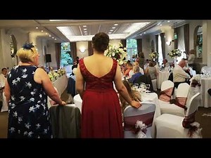 Greatest Showman Themed Wedding reception flash Mob.