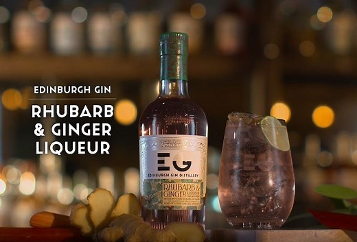 Edinburgh Gin Rhubarb & Ginger Liqueur | Sweet & Spicy Gin Liqueur