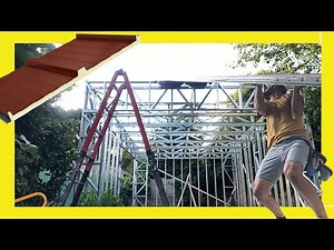 ✅ Sandwich Panels 🤜 An Option to BUILD an Efficient Roof in your Steel Framing Style Workshop