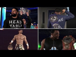 WWE 2K22 New Champion Entrances: Reigns, Guerrero, Devlin, Keith Lee, Escobar, Samoa Joe, KLR & Miz