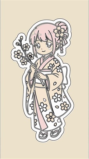 Draw a Cute Kimono Girl: Easy Step-by-Step Tutorial!
