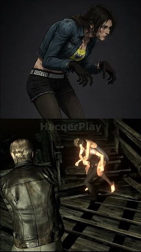 Deborah Harper Back massage #residentevil #residentevil6