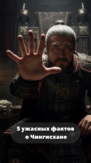 5 ужасных фактов о Чингисхане.#история #historytime #историческиефакты #чингисхан #fyp