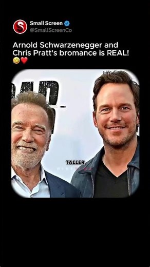 Chris Pratt & Arnold’s BROMANCE?! 😂💪