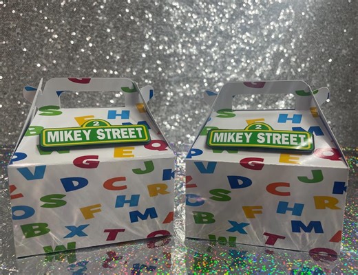 Elmo Mini Birthday/baby Shower Gable Boxes - Etsy