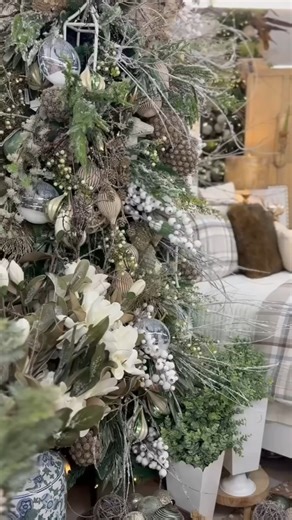 2.4K views · 21 reactions | Every corner of our store feels a little more magical this time of year. ✨ The Christmas setup is dressed in shades of white—soft textures, twinkling lights, and the kind of Christmas glow that feels peaceful and timeless. It’s our version of a winter wonderland, and honestly, we can’t stop smiling every time we walk by it. ❄️歷⛸️ Come take it all in—it’s even prettier in person.朗懶 | The French Flea of Lyons, Georgia | Facebook