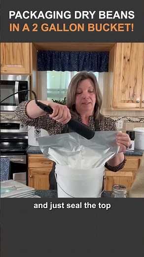 Packaging Dry Beans for Storage is SIMPLE!