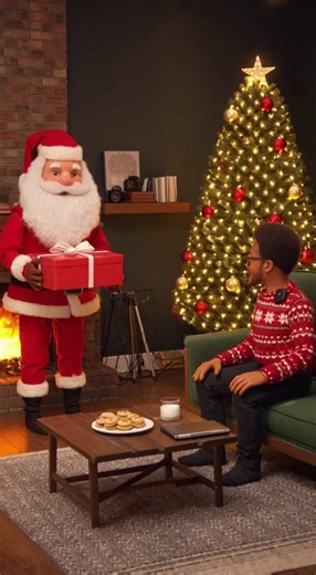 I got the chance to star in my own holiday video with ChatGPT. I’ll get to use my presents to make more Caffeine (@Caffeine AI) tutorials in the new year! 🎬 This video is AI generated with ChatGPT & Sora.