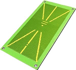Golf Training Mat for Swing Detection Batting, Golf Mat That Shows Swing Path, Golf Training Mat, Golf Hitting Mat for Indoors Outdoor with Ball (A)