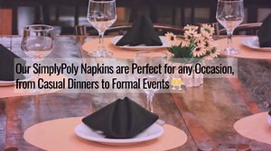 TableLinensforLess 20x20 Inch Hemmed SimplyPoly XL Cloth Napkins Set of 12 (Burgundy)