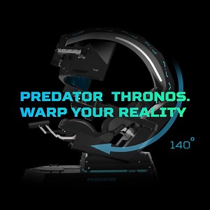 Own your throne – the ultimate gaming throne that is. With a cosy, cocoon-like cabin, triple display setup and fully immersive experience, next-level gaming becomes a reality with the Predator Thronos. | Predator Gaming