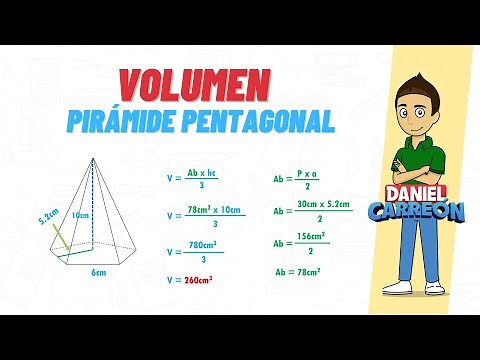 VOLUMEN PIRAMIDE PENTAGONAL Super facil - Para principiantes