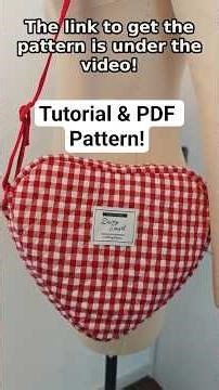 ❤️ shaped #quiltedbag #bag #sewing #pattern #sewingtutorial #sewingdiy #sewingpattern #handmade