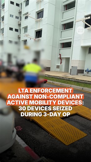 AsiaOne joined enforcement officers from the Land Transport Authority as they clamped down on non-compliant devices during an inspection in Yishun on Nov 20. https://asia1.news/43DXvKq #sgnews #Singapore #Transport #ActiveMobility #PMD #PMA #Enforcement | AsiaOne