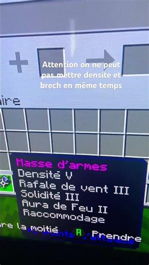 Voici les meilleurs enchantement pour la masse sur Minecraft