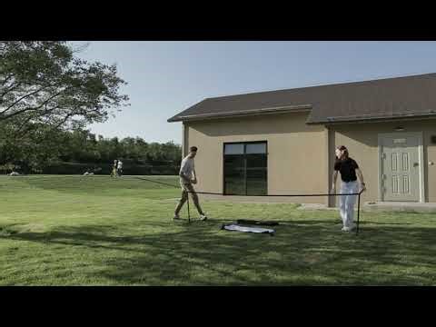 150‘’ outdoor projector screen Installation video