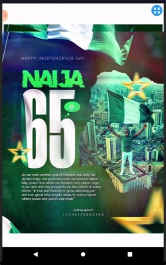 Happy independence design flyer #flyerdesign #pixellabtutorial #pixellab