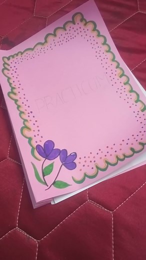 simple assignment front paper design