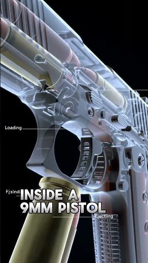 Inside a 9mm Pistol | Step-by-Step Gun Mechanism Explained