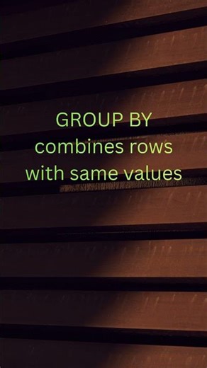 GROUP BY explained seconds | SQL Interview Prep