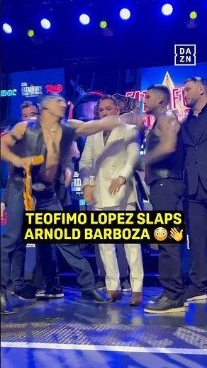Teofimo Lopez SLAPS Arnold Barboza 😳 #shorts