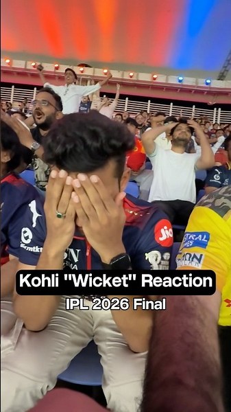 Kohli “Wicket” Reaction