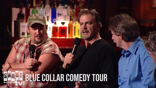 BLUE COLLAR COMEDY TOUR RIDES AGAIN and BLUE COLLAR COMEDY TOUR: ONE FOR THE ROAD are available to stream online! Catch your favorite moments from Jeff Foxworthy, Larry The Cable Guy, Bill Engvall, and Ron White - Official Site on demand wherever you get Shout! Factory TV. www.shoutfactorytv.com | Shout TV