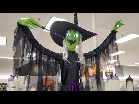 Target Halloween 🎃 Still Setting Up their Spooky Decor & Holiday Animated Props / Walkthrough Tour