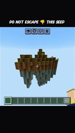 I found impossible seed #minecraft #shorts