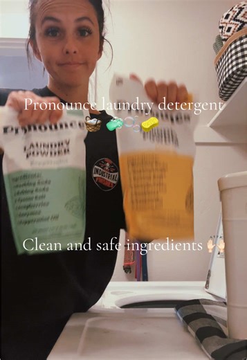 Make the safe change today 🙌🏻🧼🧺🫧 #pronounce #laundry #nontoxic #cleaning #laundryhack #safecleaning