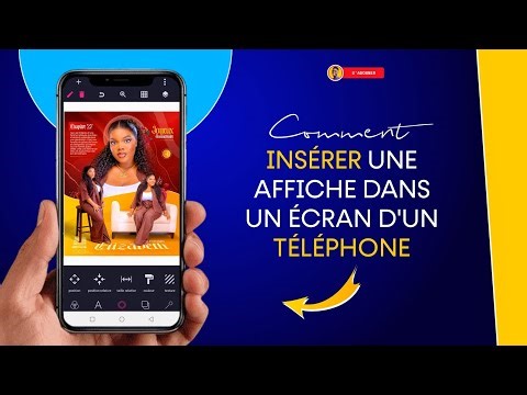 HOW TO INSERT A POSTER ON A PHONE SCREEN | With PixelLab