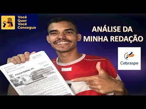 Análise da redação - APROVADO NA PF - Prova discurssiva 2021