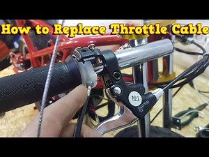 How to Replace Throttle Cable in Pocket Bikes Mini Dirt Bikes - Instructions